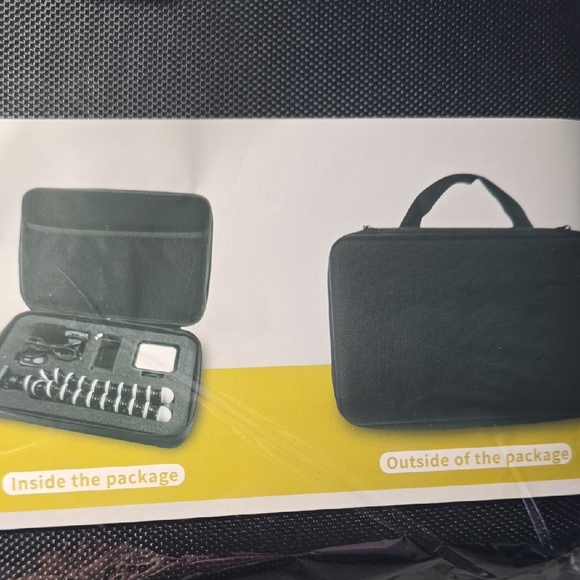 Black Camera Accessory Case - Picture 3 of 7